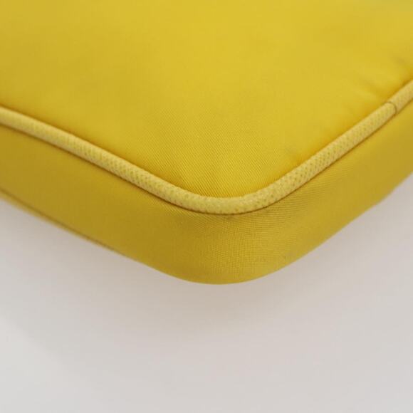 PRADA Shoulder Bag Nylon Yellow - Picture 10 of 16
